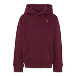 Abercrombie Kids Felpa tinta unita con Cappuccio E Logo Bordeaux per Bambino 93AF04 BORDEAUX ABERCROMBIE KIDS 