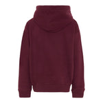 Abercrombie Kids Felpa tinta unita con Cappuccio E Logo Bordeaux per Bambino 93AF04 BORDEAUX ABERCROMBIE KIDS 