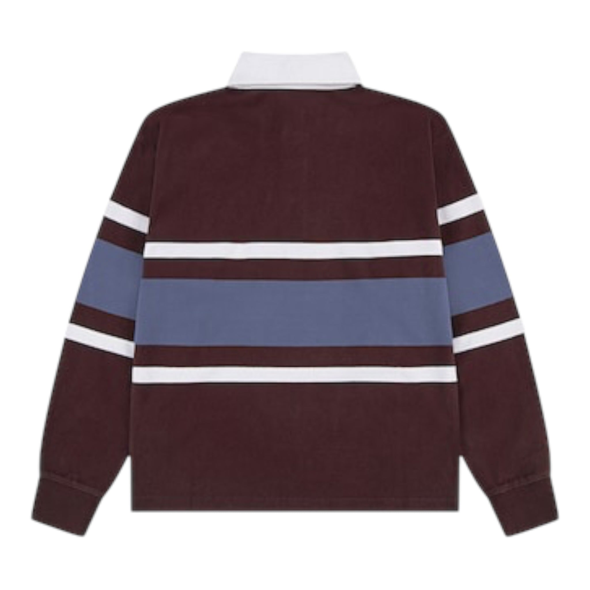 Abercrombie Kids Polo Tricolore con Fantasia A Righe Bordeaux per Bambino 93AF41 BORDEAUX  