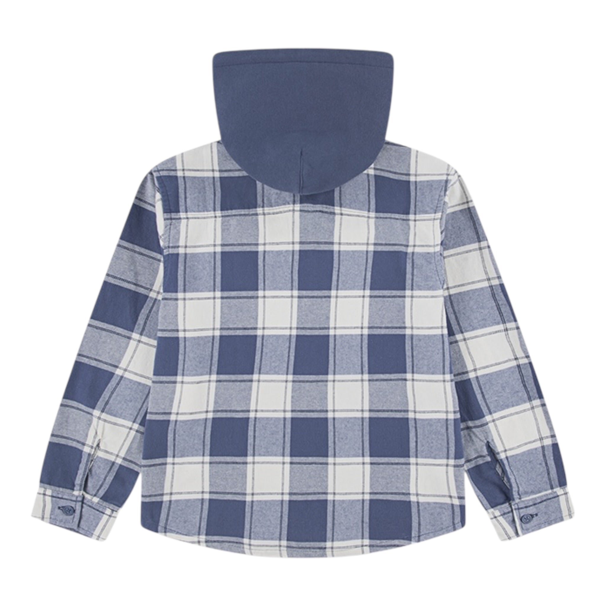 Abercrombie Kids Camicia Bicolore con Fantasia A Quadri E Cappuccio Blu per Bambino 93AF72 BLU ABERCROMBIE KIDS 