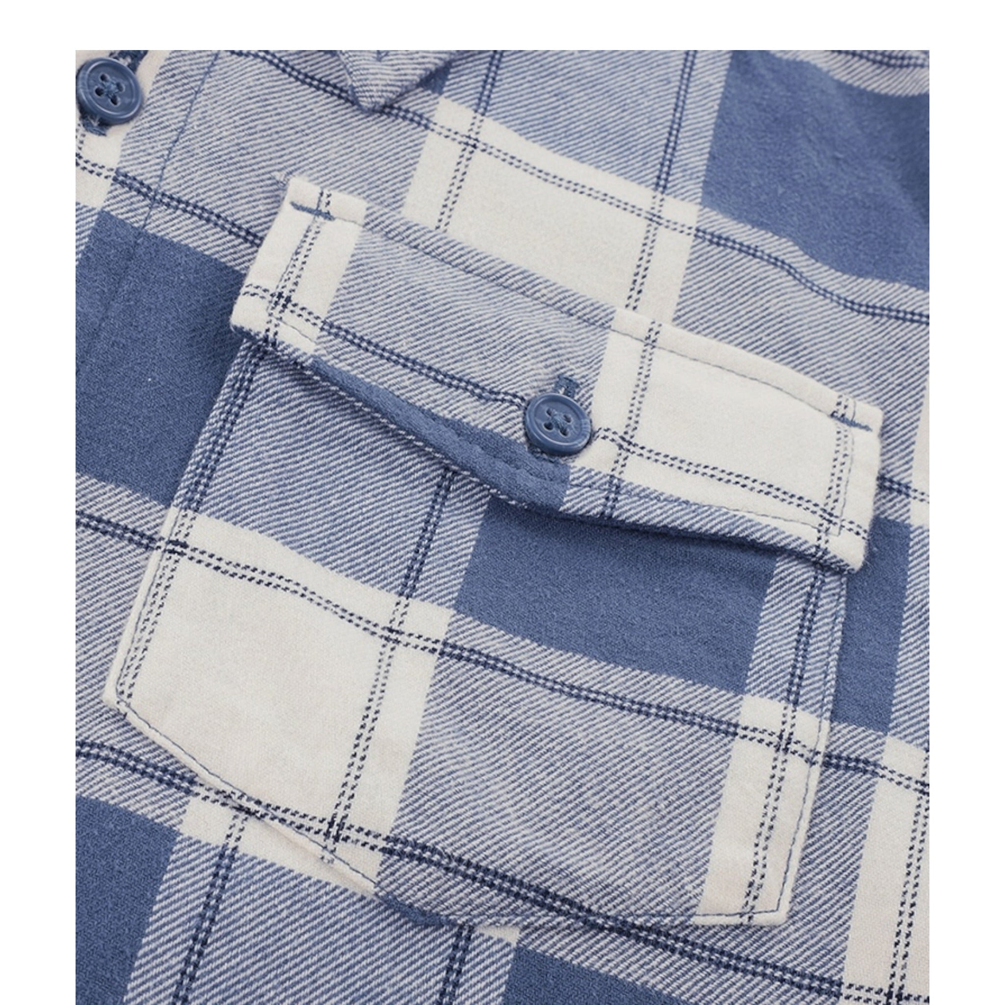 Abercrombie Kids Camicia Bicolore con Fantasia A Quadri E Cappuccio Blu per Bambino 93AF72 BLU ABERCROMBIE KIDS 