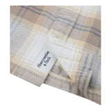 Abercrombie Kids Camicia Bicolore con Fantasia A Quadri Beige per Bambino 93AF75 BEIGE ABERCROMBIE KIDS 