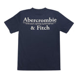 Abercrombie Kids T-Shirt tinta unita con Stampa Blu per Bambino 93AJ93 BLU ABERCROMBIE KIDS 