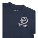 Abercrombie Kids T-Shirt tinta unita con Stampa Blu per Bambino 93AJ93 BLU ABERCROMBIE KIDS 