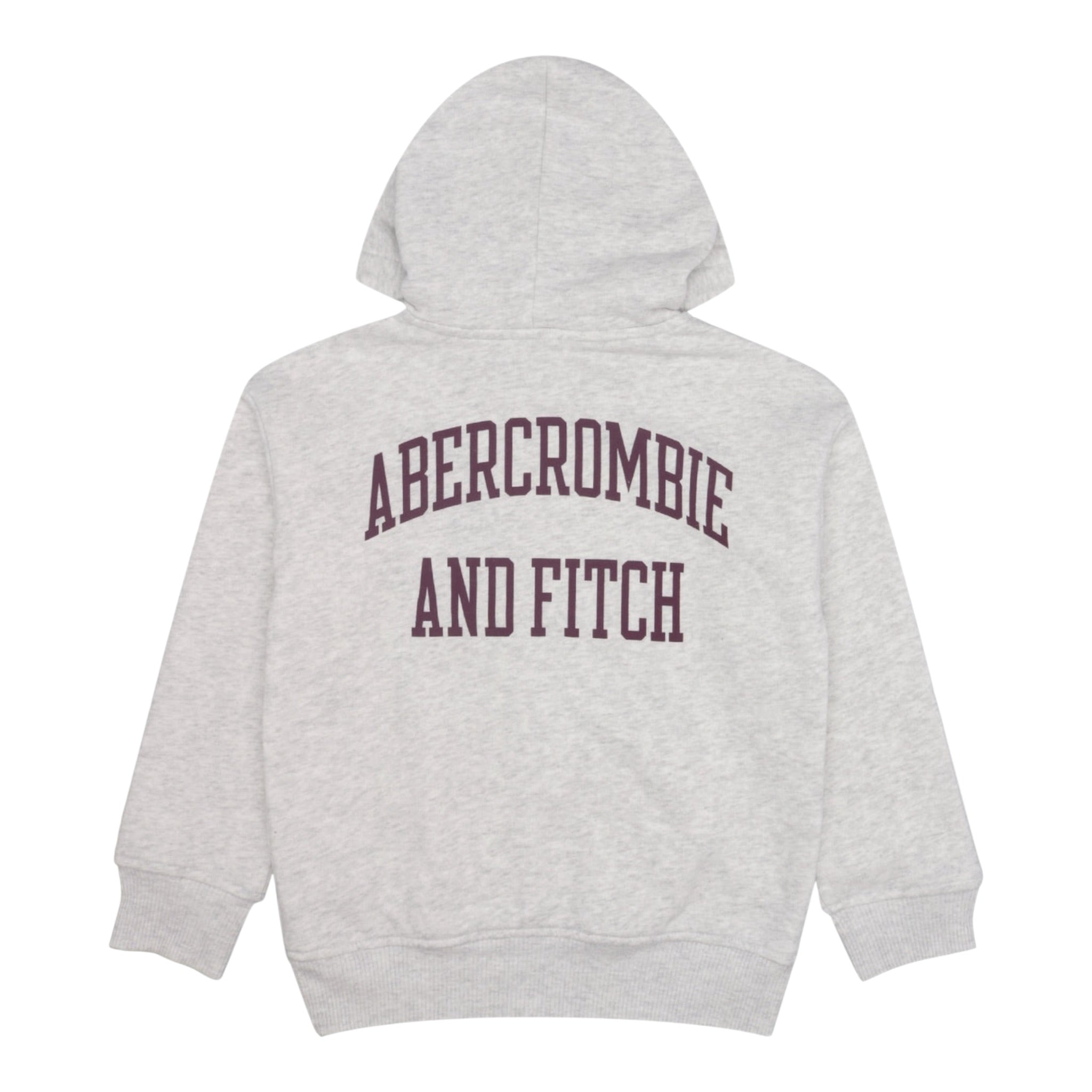 Abercrombie Kids Felpa tinta unita con Cappuccio Grigio per Bambino 93AK06 GRIGIO ABERCROMBIE KIDS 