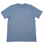 Abercrombie Kids T-Shirt tinta unita con Stampa Azzurro per Bambino WIIWIW AZZURRO  