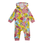 Adidas Tutina tinta unita con Cappuccio E Stampa Giallo per Neonata HK6650 GIALLO Adidas 