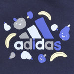 Adidas Completo 2Pz Felpa con Cappuccio-Pantalone Blu per Neonato IW3483 BLU Adidas 