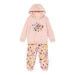 Adidas Completo 2Pz Felpa-Pantalone con Fantasia Rosa per Neonata JF4486 ROSA Adidas 