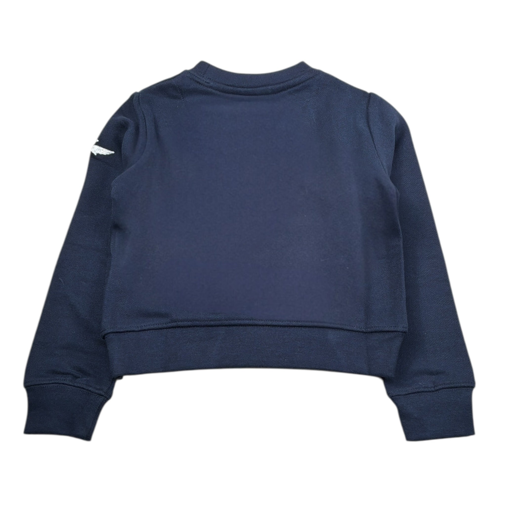 Aeronautica Militare Felpa tinta unita con Stampa Blu per Neonato 242FE0002AJRF758N BLU AERONAUTICA MILITARE 