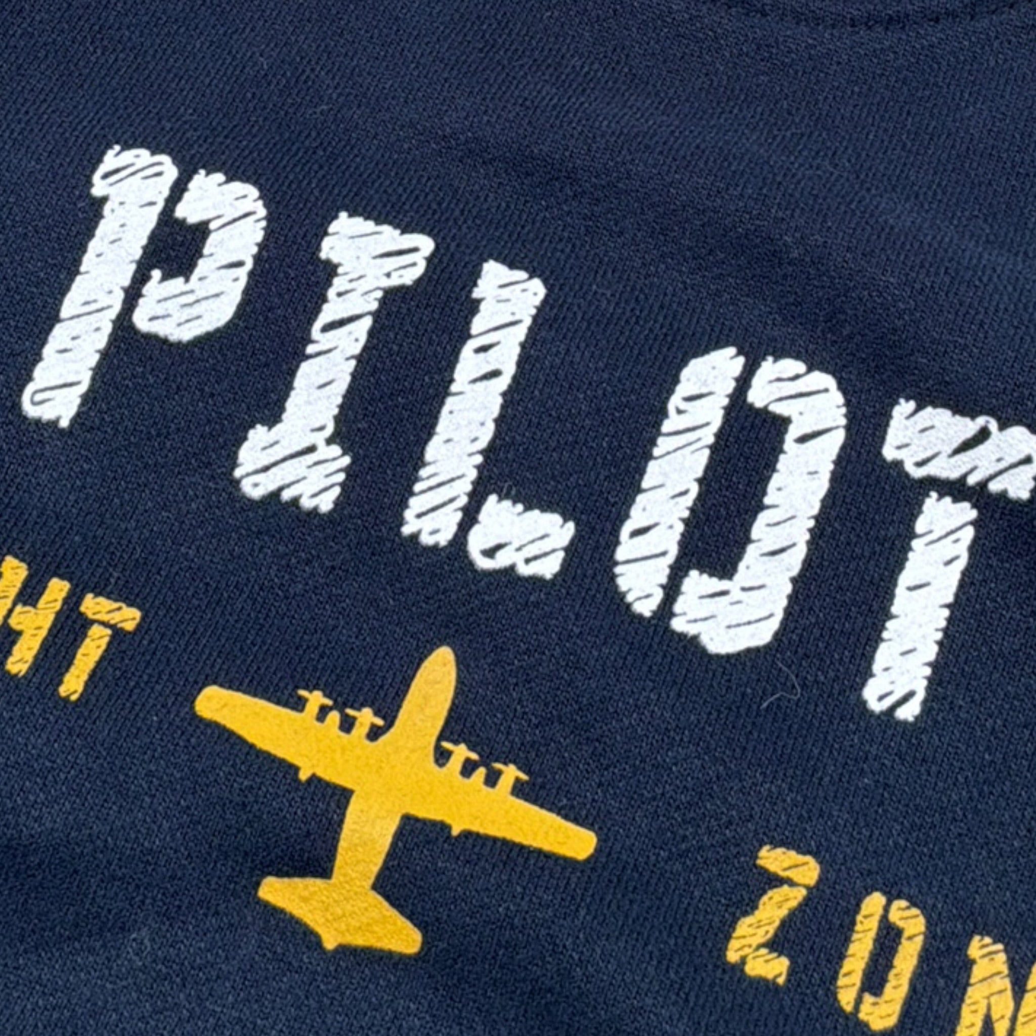 Aeronautica Militare Felpa tinta unita con Stampa Blu per Neonato 242FE0002AJRF758N BLU AERONAUTICA MILITARE 
