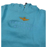 Aeronautica Militare Felpa Chiusa con Cappuccio tinta unita Azzurro per Bambino 252FE0046AJ AZZURRO AERONAUTICA MILITARE 