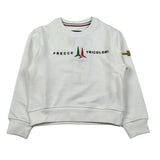 Aeronautica Militare Felpa Chiusa Girocollo tinta unita con Stampa Bianco per Bambino 252FE0057A BIANCO AERONAUTICA MILITARE 