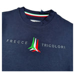 Aeronautica Militare Felpa Chiusa Girocollo tinta unita con Stampa Blu per Bambino 252FE0057A BLU AERONAUTICA MILITARE 