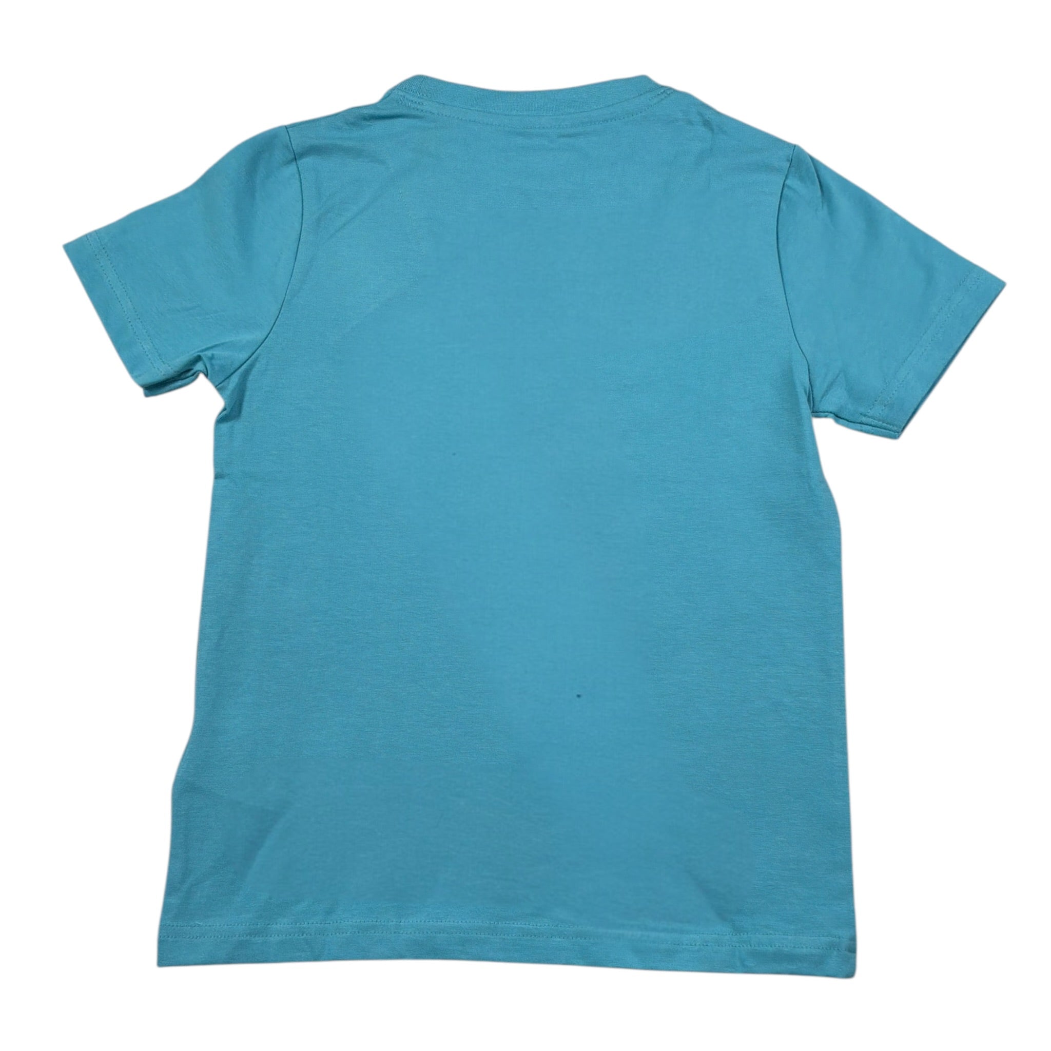 Aeronautica Militare T-Shirt Girocollo tinta unita con Stampa Azzurro per Bambino 252TS0058A AZZURRO AERONAUTICA MILITARE 