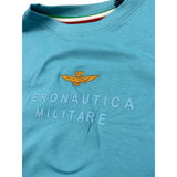Aeronautica Militare T-Shirt tinta unita con Stampa Azzurro per Bambino 252TS0058AJRJ664 AZZURRO AERONAUTICA MILITARE 
