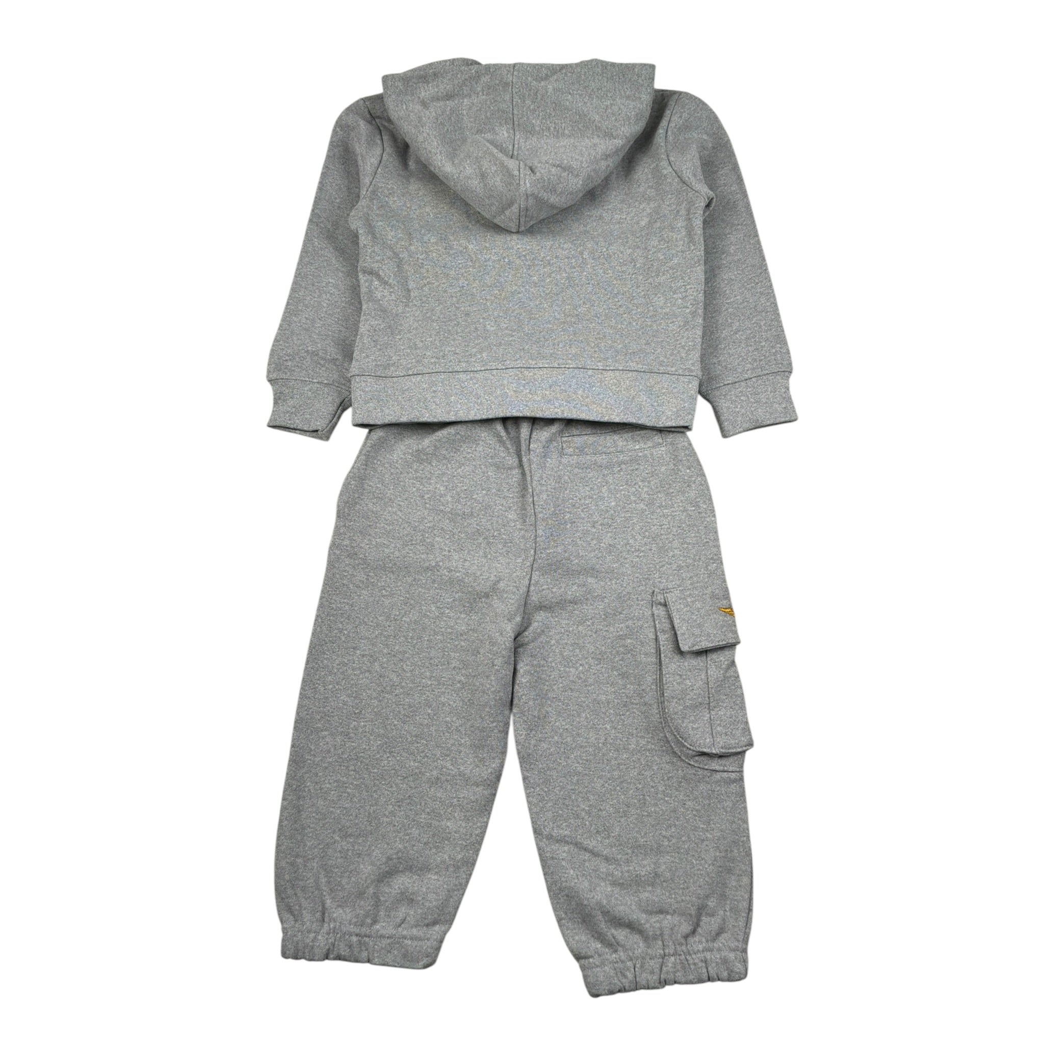 Aeronautica Militare Completo 2 Pezzi Felpa-Pantalone tinta unita Grigio per Bambino 25TF0007AJ GRIGIO AERONAUTICA MILITARE 