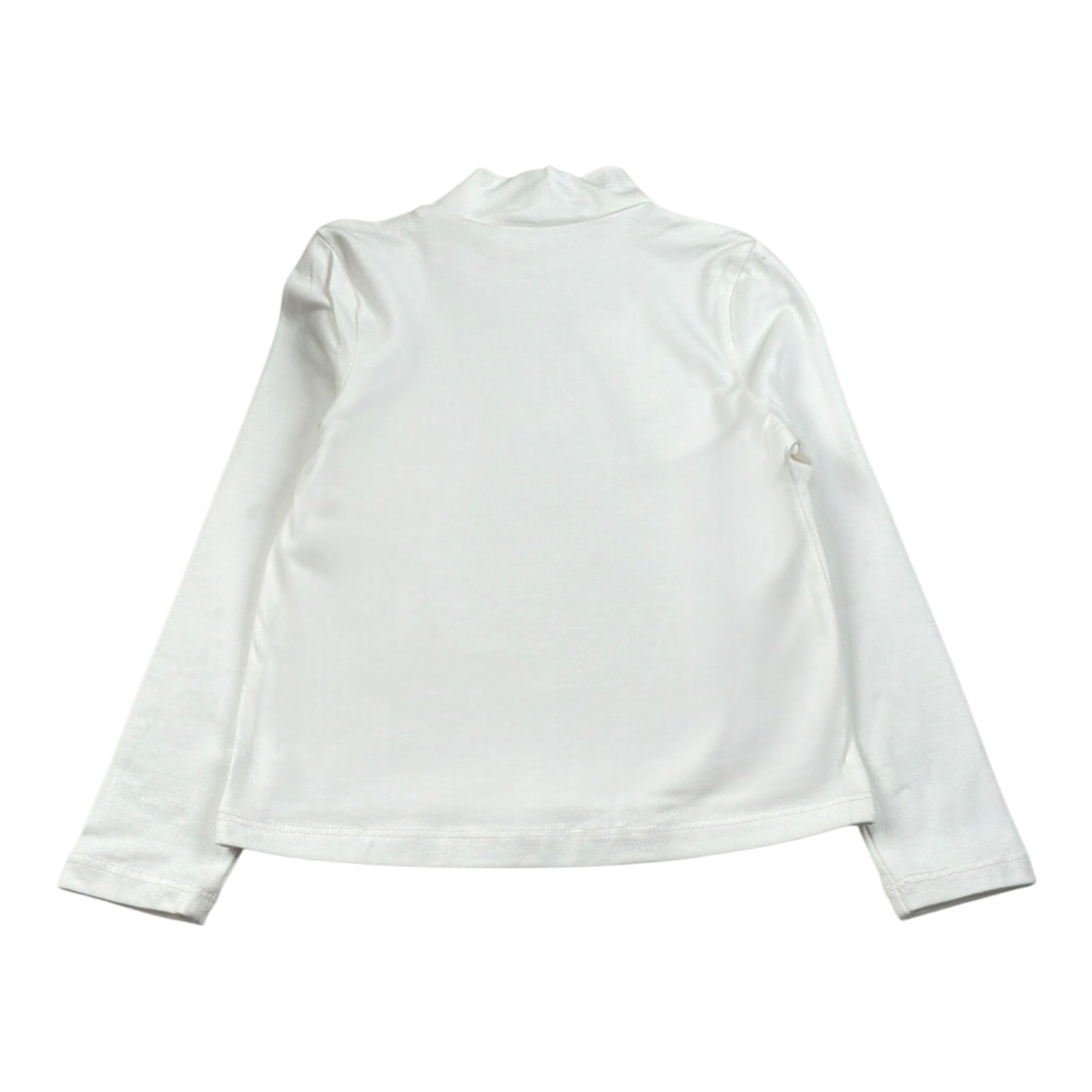 Akyta Shirt Mezzo Collo tinta unita Bianco per Bambino 441044 BIANCO AKYTA 