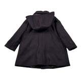 Aletta Cappotto tinta unita con Cappuccio Blu per Bambino M220434 BLU ALETTA 