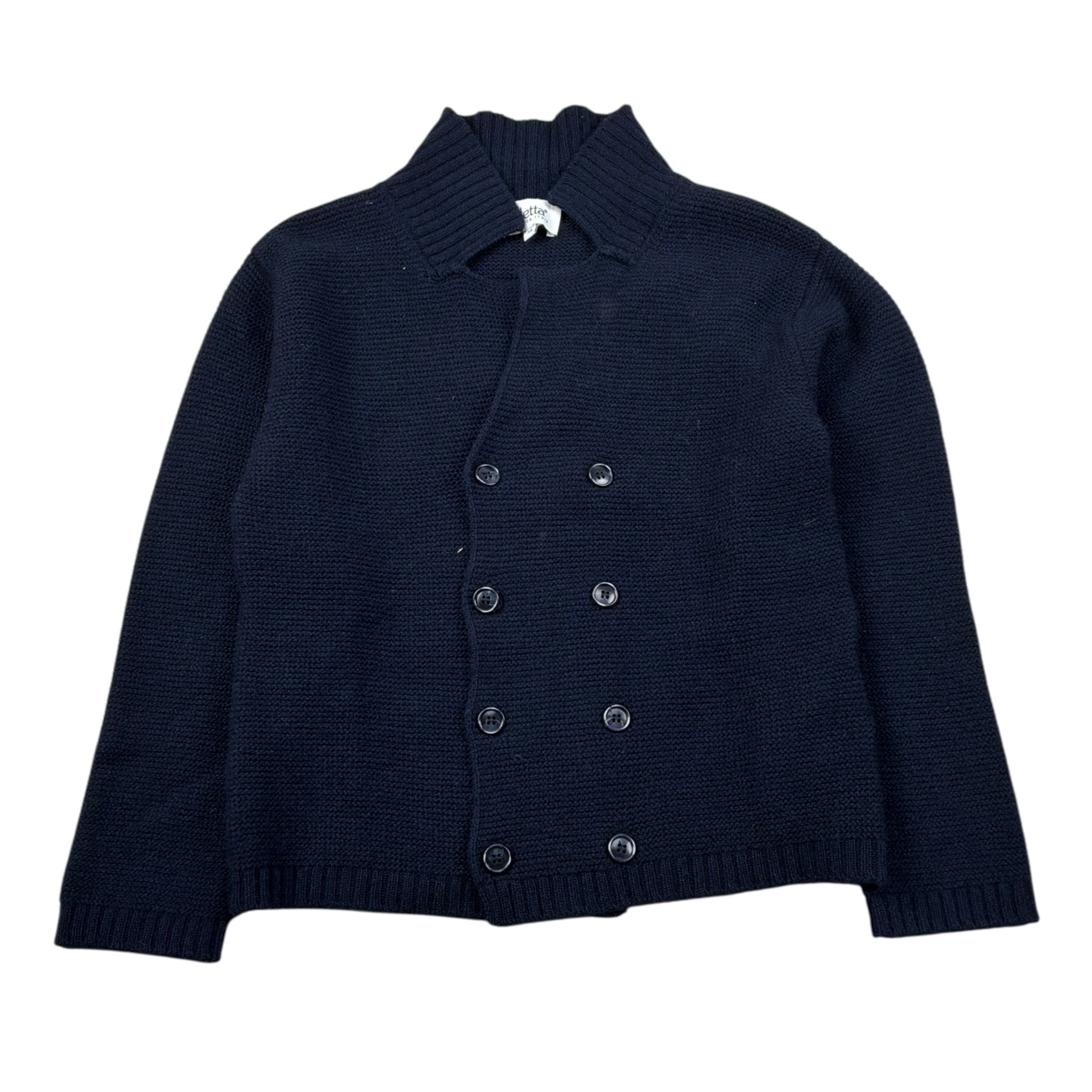 Aletta Cardigan tinta unita Blu per Bambino WM210835 BLU ALETTA 