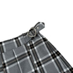 Alice Pi Short tinta unita con Fantasia A Quadri Grigio per Bambina 2406 GRIGIO ALICE PI 
