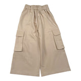 Alice Pi Pantalone tinta unita con Tasconi Beige per Neonata 2420N BEIGE ALICE PI 