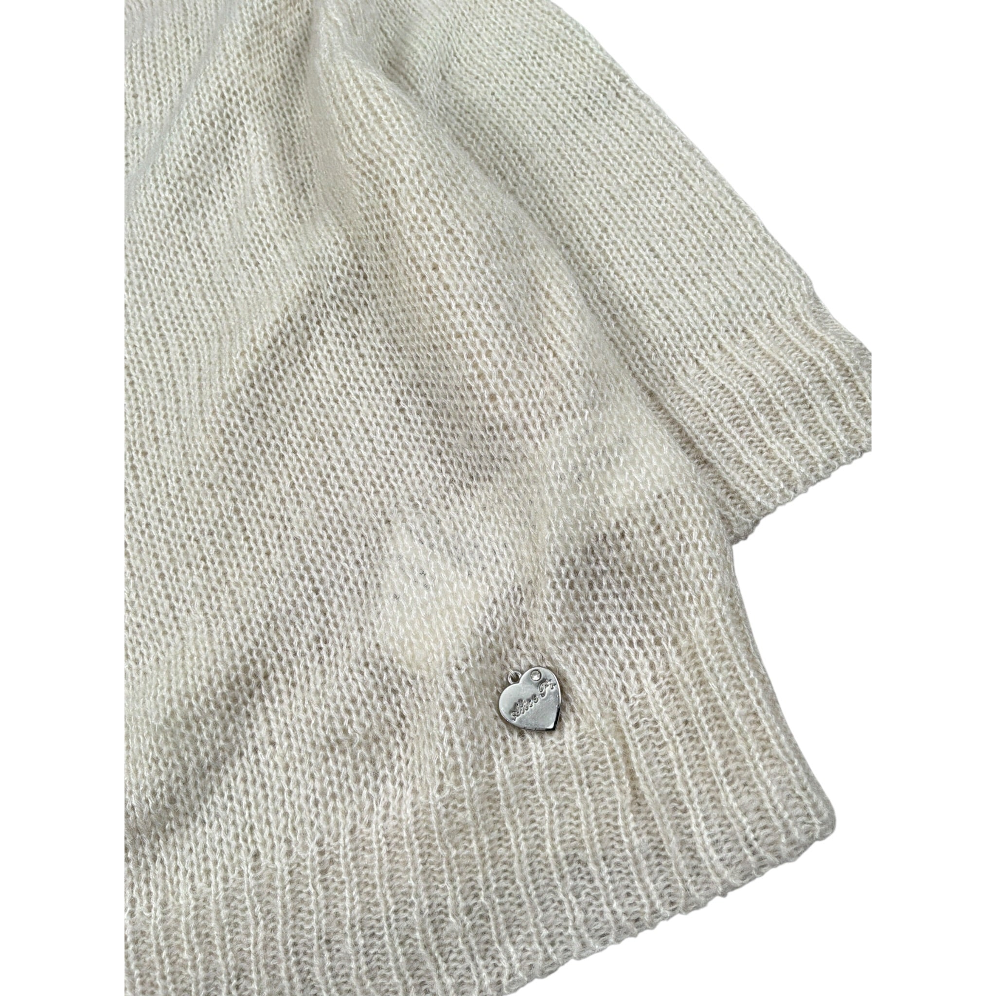 Alice Pi Maglia tinta unita Girocollo Panna per Bambina 2842J PANNA ALICE PI 