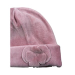Alice Pi Cappello tinta unita In Camoscio Rosa per Neonata CAL11Q ROSA ALICE PI 