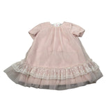 Alice Pi Abito Mezza Manica tinta unita Rosa per Neonata VTL8Q ROSA ALICE PI 
