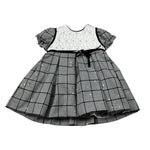 Amaya Abito Mezza Manica Stampa Fantasia Bianco/Nero per Neonata 621110 BIANCO/NERO AMAYA 