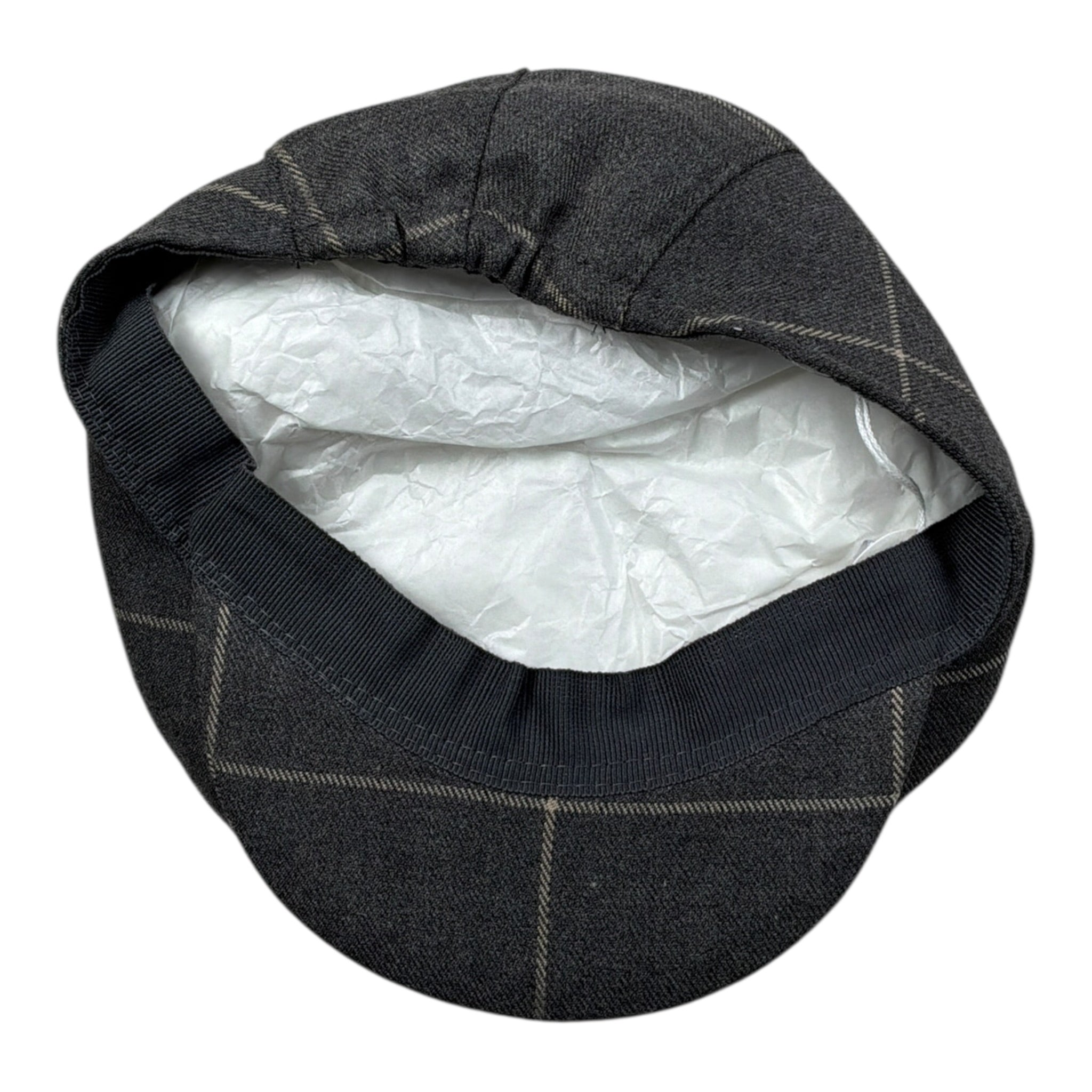 Ambaraba' Cappello Modello Coppola tinta unita con Fantasia Grigio per Neonato AC34067 GRIGIO AMBARABA' 