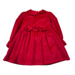 Ambaraba' Abito Cerimonia In Velluto Rosso per Bambina FF38117 ROSSO AMBARABA' 