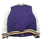 American College Giubbino College tinta unita con Maniche In Contrasto Viola per Bambino AC12J VIOLA AMERICAN COLLEGE 