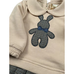 Angel'S Face Abito Manica Lunga Bicolore Beige per Bambina FL6654 BEIGE ANGEL'S FACE 