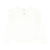 Angel'S Face Shirt Girocollo tinta unita con Fiocco Bianco per Bambina SNOWDROP BIANCO ANGEL'S FACE 