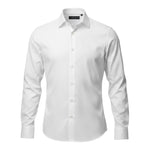 Antony Morato Camicia tinta unita Manica Lunga Bianco per Bambino MKSL00274 BIANCO ANTONY MORATO 