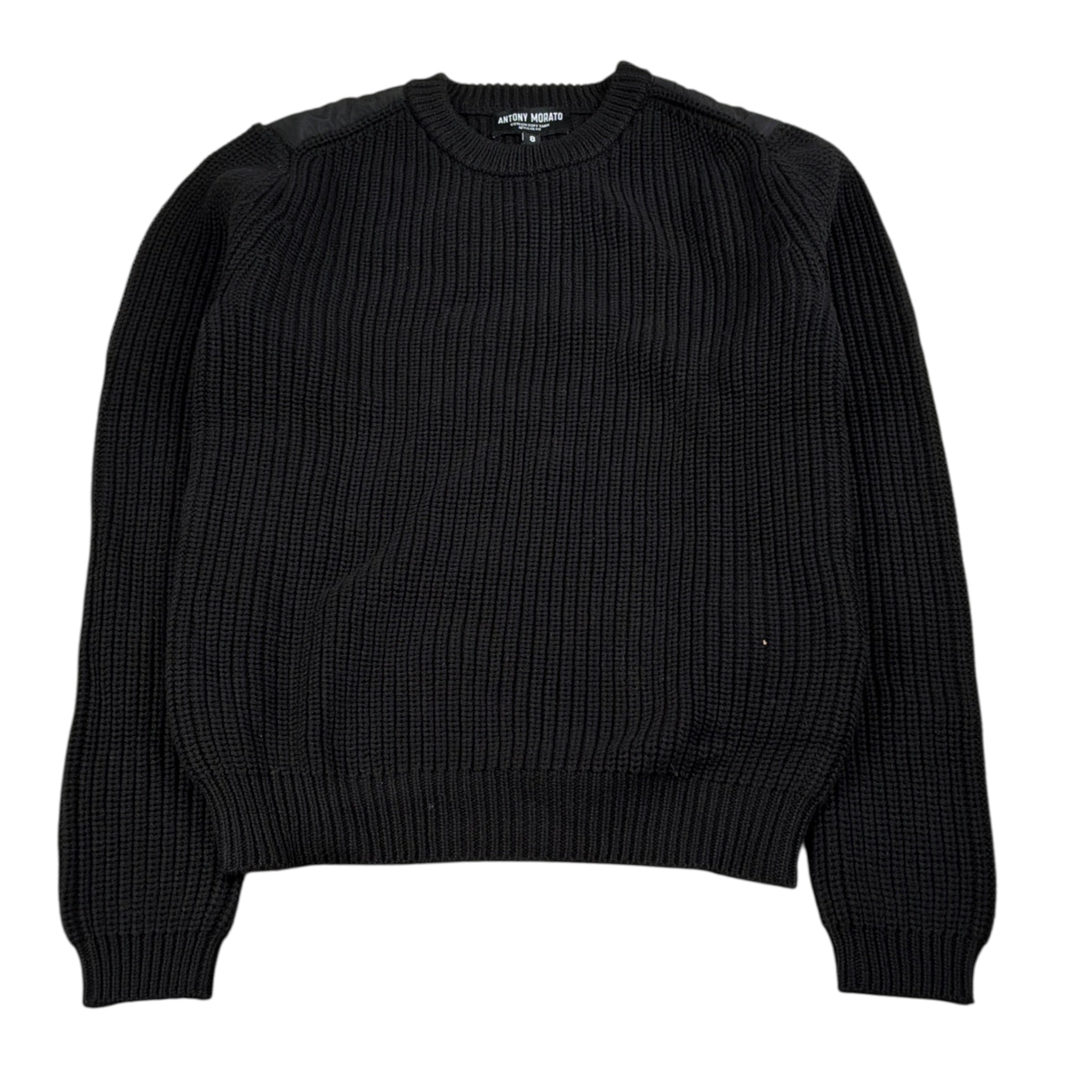 Antony Morato Maglia Girocollo tinta unita Nero per Bambino MKSW01300 NERO ANTONY MORATO 