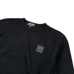 Antony Morato Maglia tinta unita con Logo Nero per Bambino MKSW01303 NERO ANTONY MORATO 
