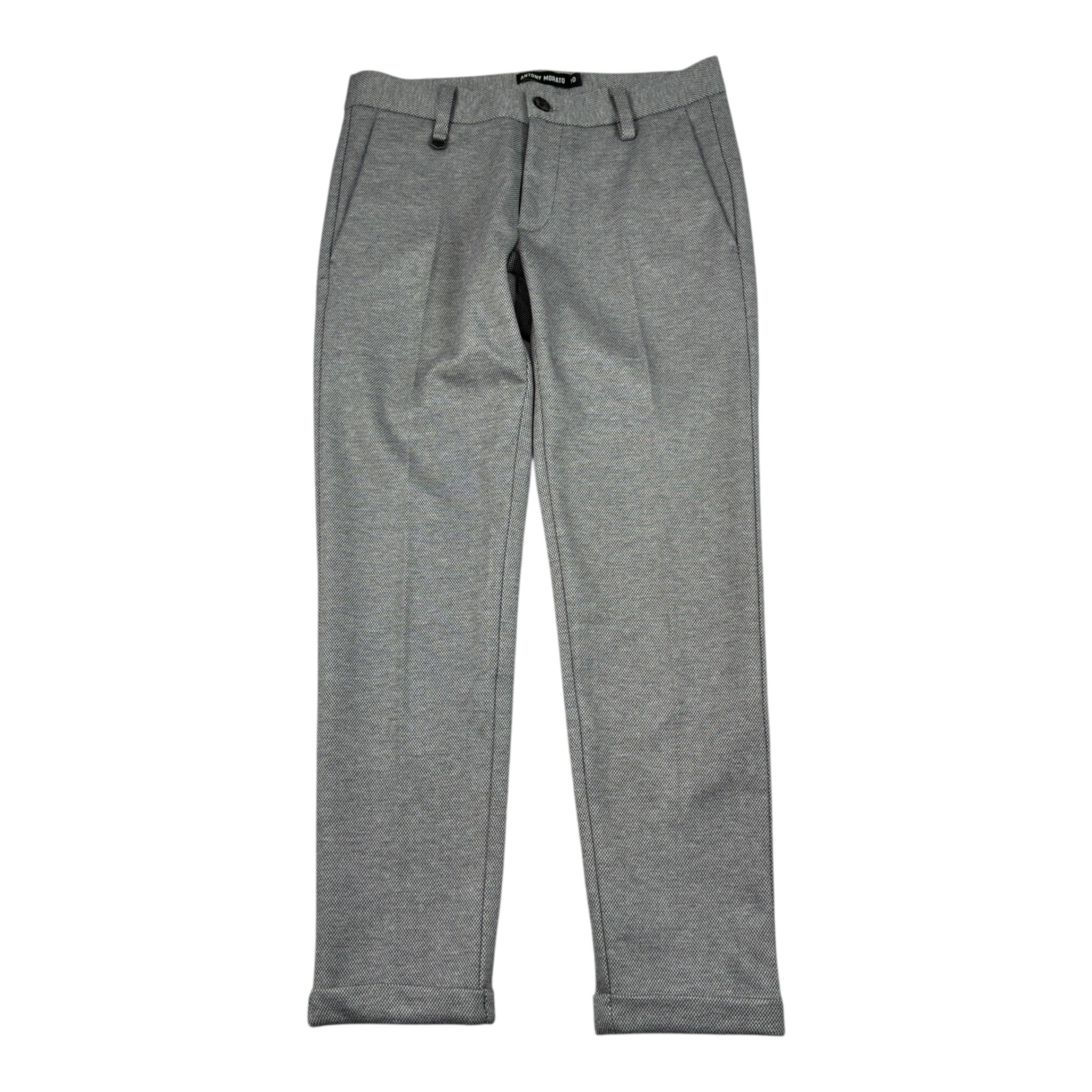 Antony Morato Pantalone tinta unita con Girovita Regolabile Grigio per Bambino MKTS00018 GRIGIO ANTONY MORATO 