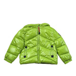 Aspen Giubbino tinta unita con Zip E Cappuccio Verde per Neonato 1051O00065 VERDE ASPEN 