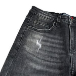 Aspen Polo Club Jeans tinta unita Girovita Regolabile Nero per Bambino 1031D0704 NERO ASPEN POLO CLUB 