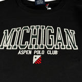 Aspen Polo Club Felpa Chiusa Girocollo tinta unita Nero per Bambino 1031F00017 NERO ASPEN POLO CLUB 
