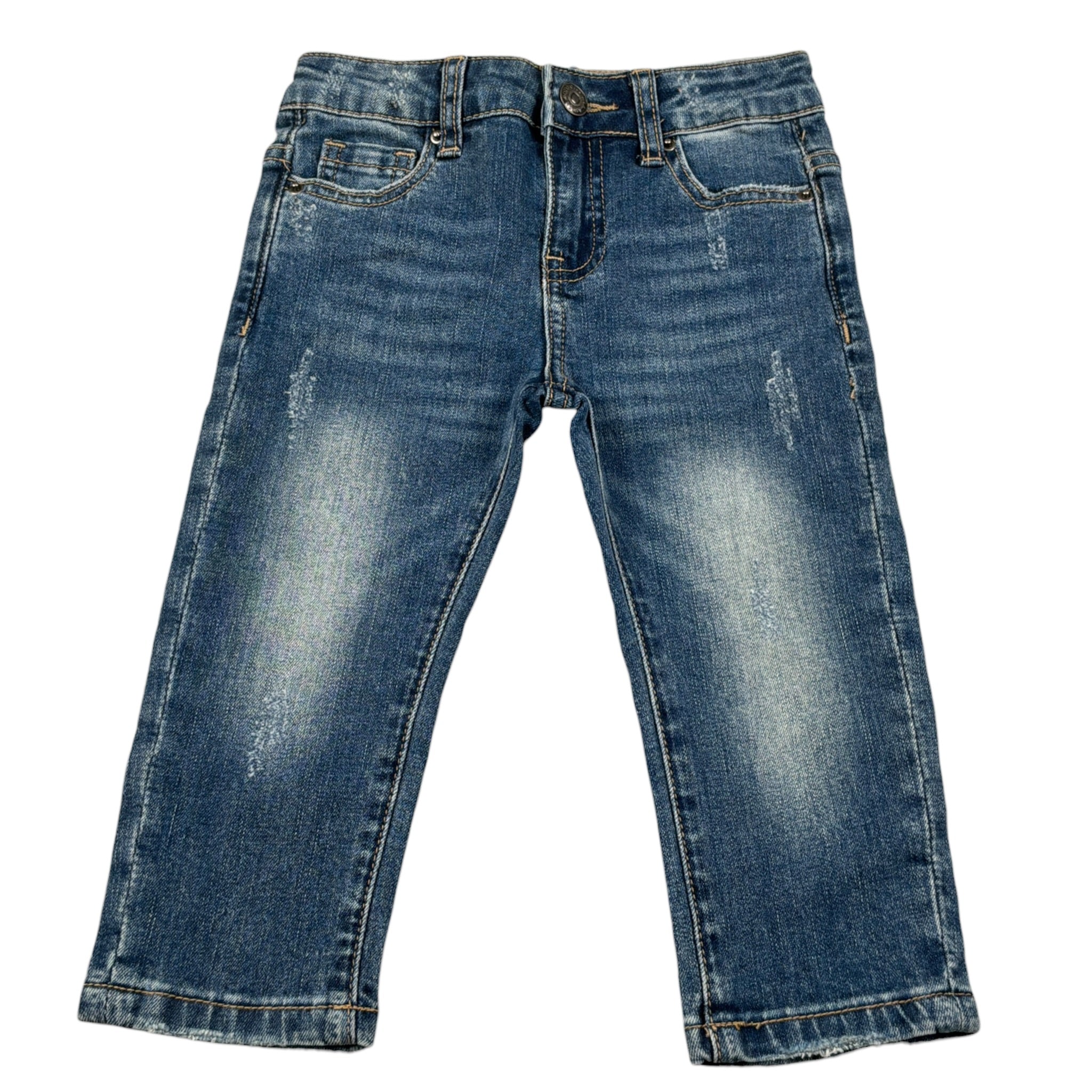 Aspen Polo Club Jeans tinta unita con Girovita Regolabile Blu per Neonato 1051PD00036 BLU ASPEN POLO CLUB 