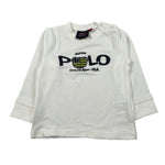 Aspen Polo Club Shirt Girocollo tinta unita con Logo Bianco per Neonato 1075M0440 BIANCO ASPEN POLO CLUB 