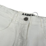 Aspesi Jeans tinta unita con Girovita Regolabile Bianco per Bambino A25APL0002C6051 BIANCO ASPESI 