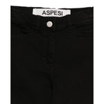 Aspesi Jeans tinta unita con Girovita Regolabile Nero per Bambina A25APL0010J0054 NERO ASPESI 