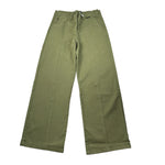 Aspesi Pantalone tinta unita con Girovita Regolabile Verde per Bambina A25APL0016C6069 VERDE ASPESI 