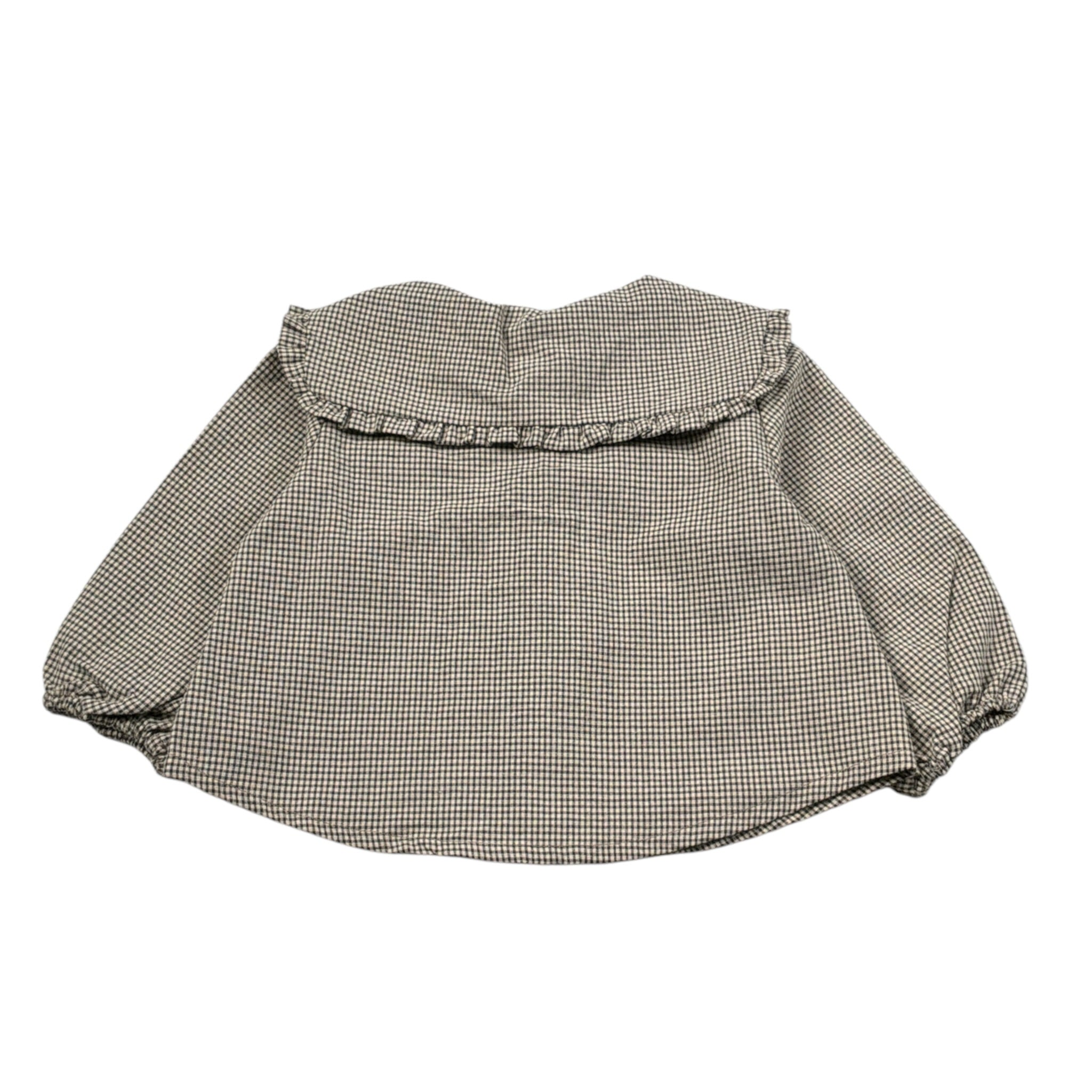 Aventiquattrore Camicia Manica Lunga Fantasia Quadretti Beige per Bambina A2401716 BEIGE AVENTIQUATTRORE 