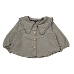 Aventiquattrore Camicia Manica Lunga Fantasia Quadretti Beige per Bambina A2401716 BEIGE AVENTIQUATTRORE 