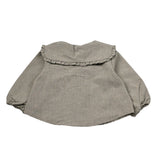 Aventiquattrore Camicia Manica Lunga Fantasia Quadretti Beige per Neonata A2401716N BEIGE AVENTIQUATTRORE 